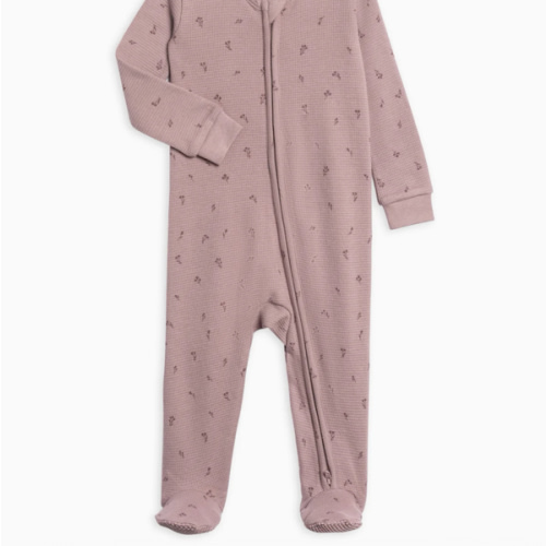 Lane Waffle Knit Zipper Sleeper