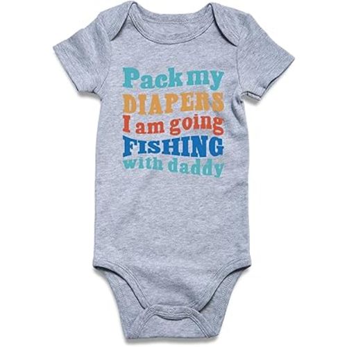 Loveternal Neutral Baby Girls Boys Cotton Romper Cute Saying Newborn Clothes 0-12 Months…