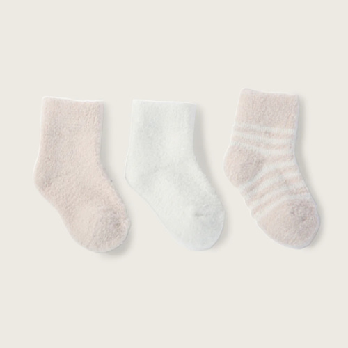 CozyChic Lite® Infant Sock Set in Pink/Pearl