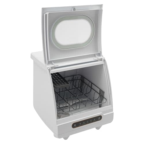 TOWIUOA Countertop Dishwasher, 800W 110V Mini Dishwasher Low Noise Portable Dish Washer With 5intelligent Washing Functions For Washing Dishes After A Meal At Your Home