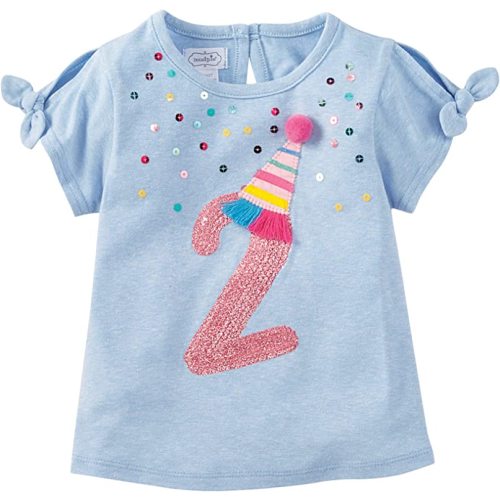 Mud Pie Two Birthday Tee, Size 2T