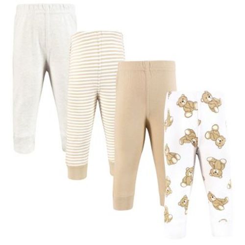 Hudson Baby Cotton Pants and Leggings, Teddy Bears, 0-3 Months