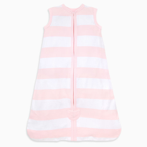 Organic Lightweight Beekeeper Wearable Blanket - Blossom Rugby Stripe