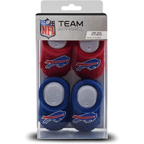 FBF Originals FBF Orginals Buffalo Bills Infant Bootie Socks 0-12 Months - 2 Pack
