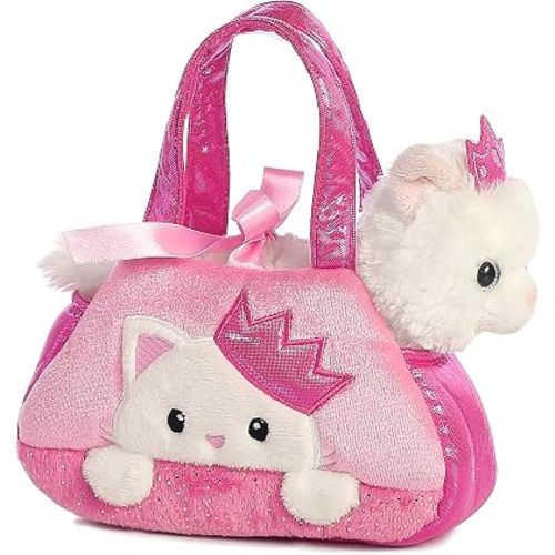Aurora Fancy Pals 7" Peek-A-Boo Princess Kitty Fashionable Stuffed Animal