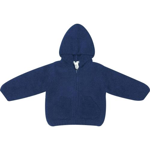 Chenille - Navy Hooded Jacket