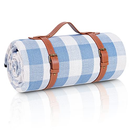 80”x 80” Picnic Blanket Extra Large, Waterproof and Foldable
