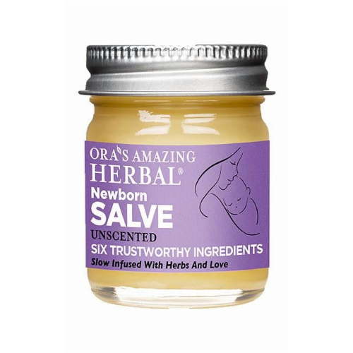 Ora's amazing Herbal, Newborn Salve, Diaper Rash Cream, Calendula Baby Balm, EWG Verified Baby Ointment, Acne Eczema, Butt Cream, Infant Massage, Natural Paraben Free, Good for Sensitive Skin 1 oz