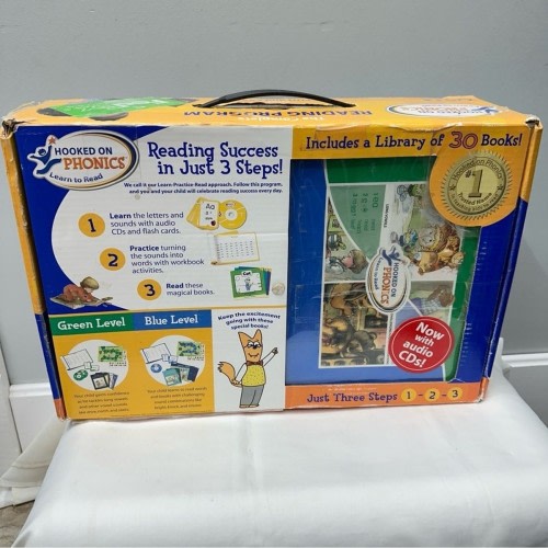 Hooked on Phonics learn to read complete reading program k 1st 2nd ages 4 - 8