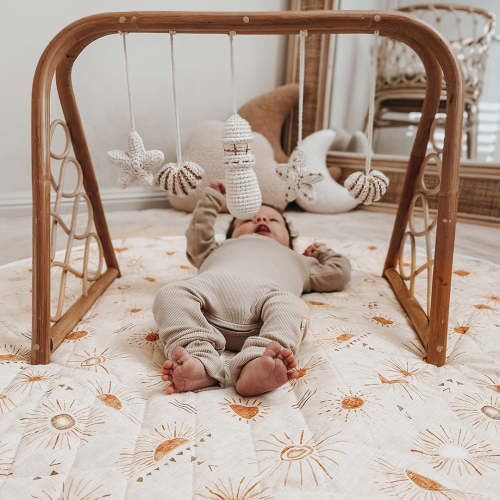 Waterproof Padded Play Mat | Bohemian Sunshine