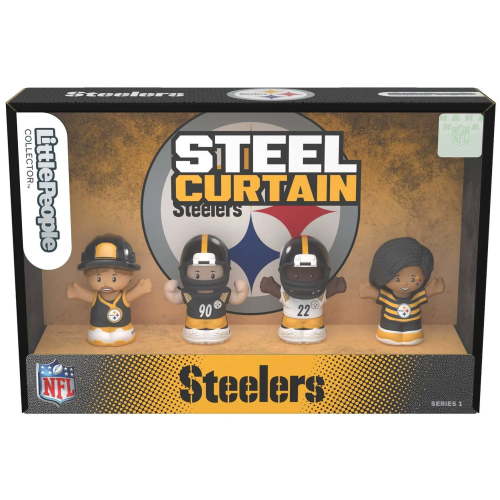 Little People x NFL Collector Pittsburgh Steelers Figure 4-Pack