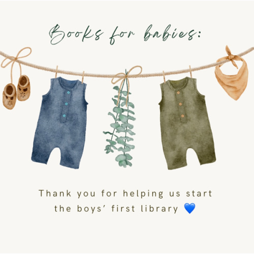 Books for Babies: **Please visit Amazon Registry**