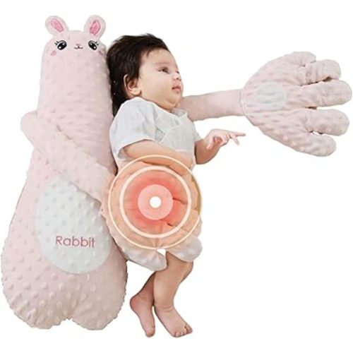 Baby Patter for Sleep, Baby Patting Sleeping Toy, Baby Sleeping Aid Toy Baby Soothing Palm Pillow, Baby Sleep Aid, Baby Pillows for Sleeping for Newborn (Rabbit)