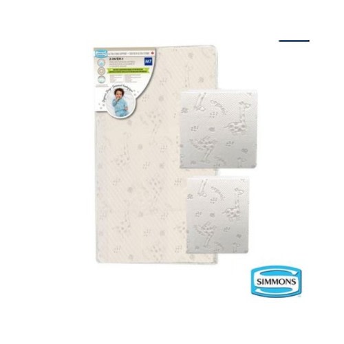 Simmons Organic Sleep Bundle Crib Mattress & Protectors