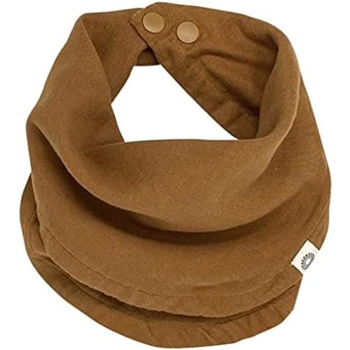 Kishu Baby Indi Infinity Scarf Bib - Sanforized GOTS Organic Cotton Muslin Bib