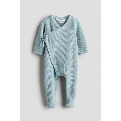WAFFLED COTTON JUMPSUIT