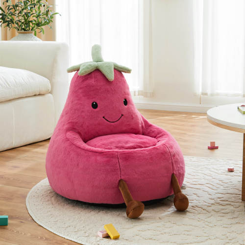 Unique Eggplant Bean Bag Chair | Super Soft & Fun by Eggzu