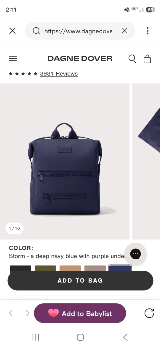 Indi Diaper Backpack