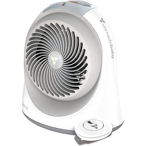 Sensa Nursery Space Heater, 1200W with Adjustable Thermostat, Electric Heater for Baby with Locking Controls, Tipover Protection, Safety Shutoff, Crib Temperature Sensor
