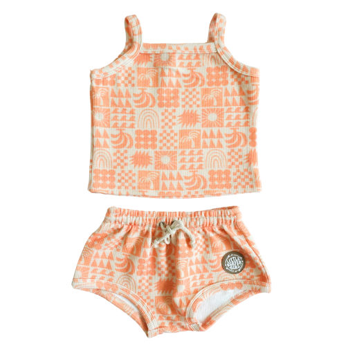 Retro Reef Little Surfer Girl Two-piece set