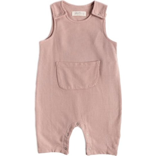 Organic Cotton French Terry Overalls, 6-12M