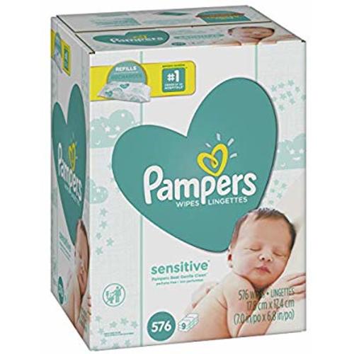 Pampers Sensitive Baby Wipes - 576