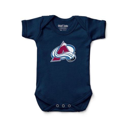 Newborn & Infant Colorado Avalanche Chad & Jake Navy Primary Logo Bodysuit