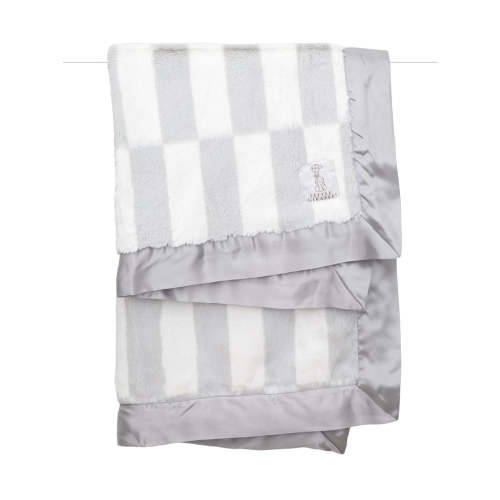 Little Giraffe Luxe Windchime Baby Blanket (29x35") - Silver