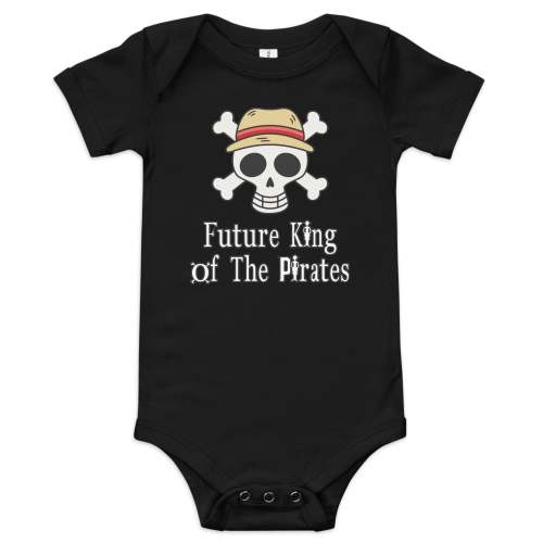 Future King Of The Pirates Baby short sleeve one piece, Baby Anime Onesie, Anime Baby, Anime Parents