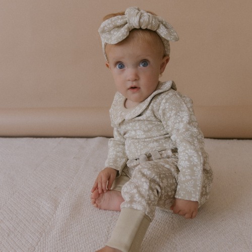 Organic Ruffle Onesie & Pants Set - Wildsage