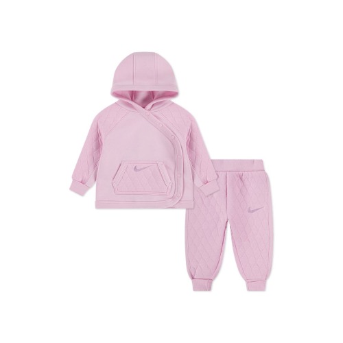 Readyset Quilted Snap-Up Hoodie & Joggers Set