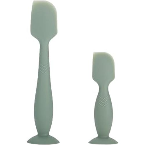 2 Pack Baby Diaper Cream Spatula - Baby Diaper Rash Cream Applicator for Butt Paste Diaper Cream - Diaper Cream Brush for Newborn Baby Essentials (Green)