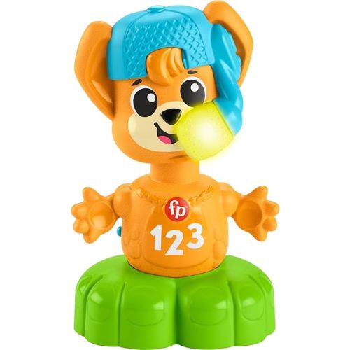 Fisher-Price Baby Learning Toy Link Squad Opposites Fox with Music & Lights for Ages 9+ Months, Compatible Only with Link Squad Items