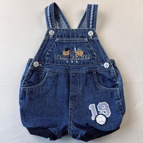 Vintage Baby Boy Baseball Teddy Bears Embroidered...