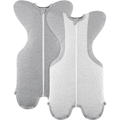 Susurration 2-Pack Organic Baby Swaddle Sleep Sacks - Swaddles for Newborns, Infant 0-3-6 Months, Baby Girls, Boys, Soft