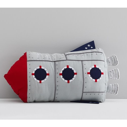 Light-Up Rocket Pillow