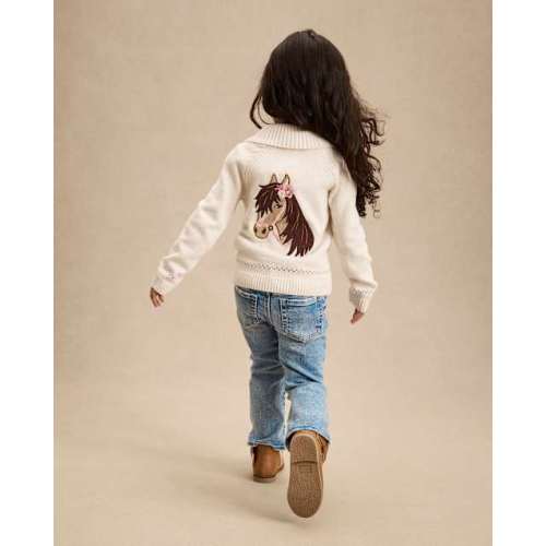 Baby Girls Embroidered Floral Long Sleeve Sweater Pants And Booties 3-Piece Set - Homegrown by Gymboree - WHITE | Gymboree