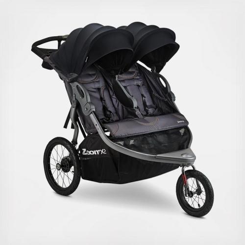 Joovy, ZoomX2 Lightweight Performance Jogging Double Stroller | Zola Baby