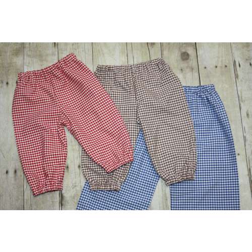 Gingham Bloomer Pants for baby, toddler, and Boys -Gingham Pants size 3m, 6m, 9m, 12m,18m, 24m, 2t, 3t, 4t, 5t,6, 7, 8