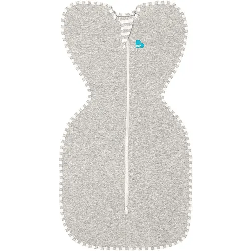 Love to Dream Swaddle UP, Baby Sleep Sack, Self-Soothing Swaddles for Newborns, Get Longer Sleep, Snug Fit Helps Calm Startle Reflex, New Born Essentials for Baby, 5-8.5 lbs, Grey