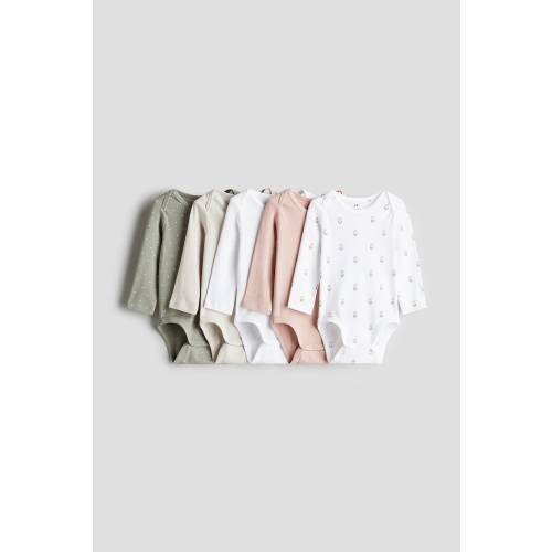 5-pack Long-sleeved Bodysuits