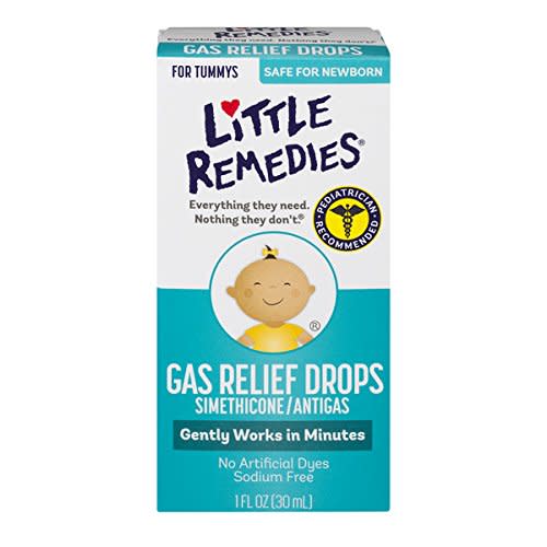 Little Remedies Gas Relief Drops | Natural Berry Flavor | 1 oz. | Pack of 1 | Gently Works in Minutes | Safe for Newborns - 1 oz - Pack of 1