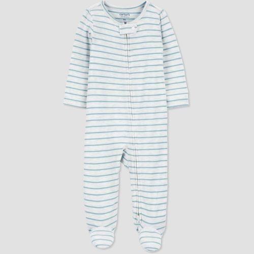 Carter's Just One You® Baby Sleep N' Play, Color: Green/White, Size: Newborn