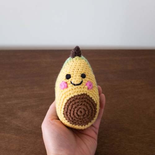 Avocado rattle
