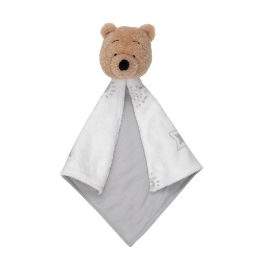 Lambs & Ivy Disney Baby Winnie The Pooh Lovey White/gray Security Blanket