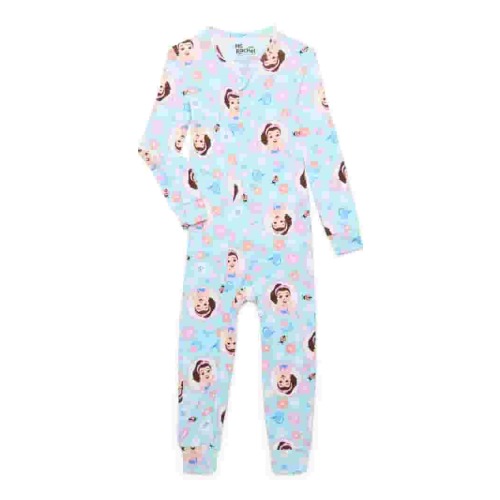 Ms. Rachel Toddler Girls' Print One-Piece Sleeper, Sizes 12M-5T