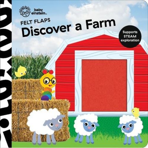 Baby Einstein Discover A Farm Felt Flaps (board Book)