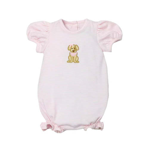 Labrador Pam's Bubble, Pink Bitty Stripe Knit
