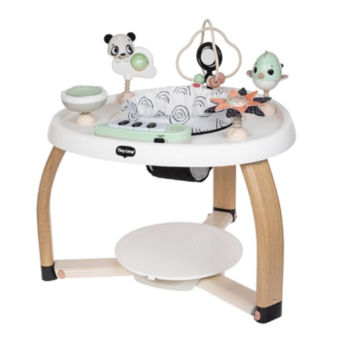 Tiny Love 5-in-1 Here I Grow Stationary Activity Center – Black & White Décor Collection, Black & White