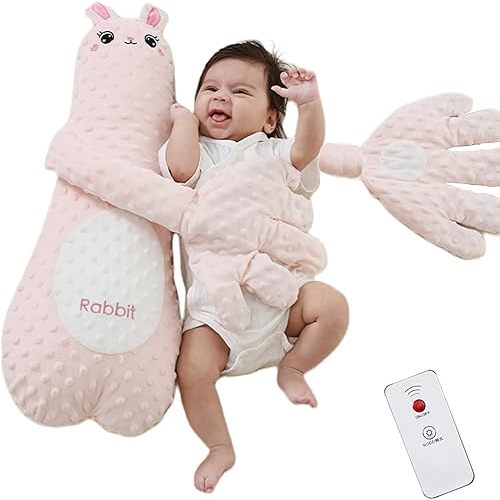 Baby Patter for Sleep, Rabbit Patter Hand, Velvet 100% Velvet, Electronic Infant Sleep Aids, 21 inches x 8 inches